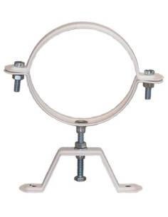 Braçadeira circular de alumínio 125mm Branco Aquecedor