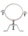 Braçadeira circular de alumínio 125mm Branco Aquecedor