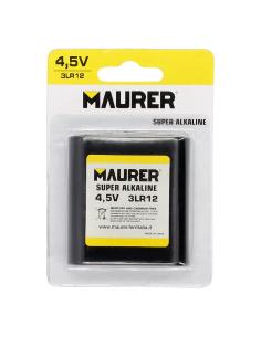 Pila Maurer Alcalina 3LR12 / Petaca (Blister 1 Pieza) - Imagen 1