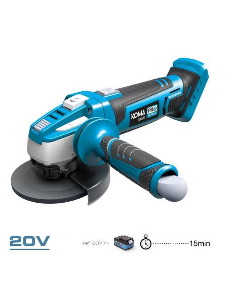 Amoladora de Batería LI-ION Koma Tools Pro Series 20V