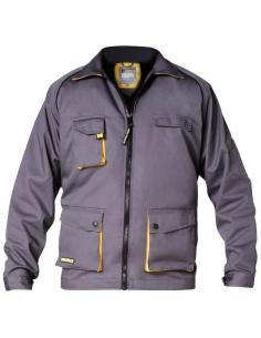 Chaqueta de Trabajo Gris/Amarillo Talla 60/62 XXL - Imagen 1