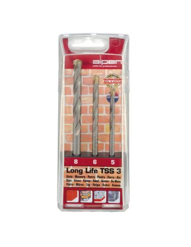 Estuche Brocas Alpen Widia Long Life  3 Piezas - Imagen 1