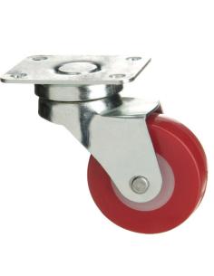 Rueda Poliuretano Placa 60 mm. - Imagen 1