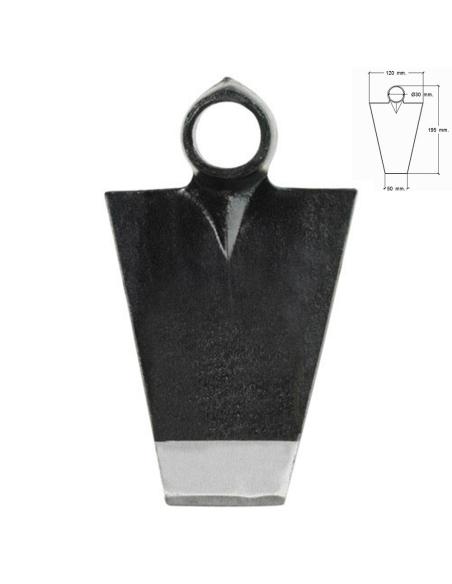 Azada Forjada Sin Mango 293/  450 Gramos - Imagen 1 Azada Forjada Sin Mango 293/  450 Gramos - Imagen 1