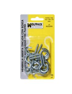 Hembrilla Abierta 3,5 / 19 x 60 mm. (20 Piezas) - Imagen 1