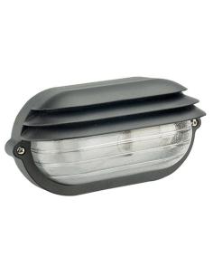 Plafón Palpebra IP54  Oval Negro - Imagen 1