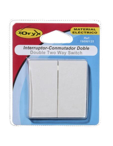 Interruptor / Conmutador Oryx Doble (Mecanismo) - Imagen 1