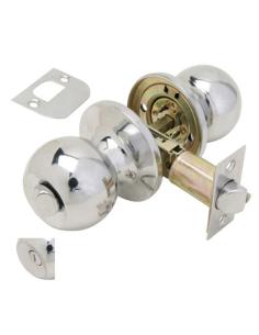 Pomo Puerta Wolfpack Con Condena Cromado Para Baños - Imagen 1