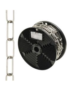 Cadena Decorativa Lisa Plateada 3,4x43 mm. Rollo 20 metros - Imagen 1