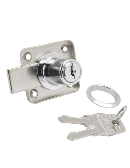 Cerradura Mueble Para Armario 362/20 mm. Cromada - Imagen 1