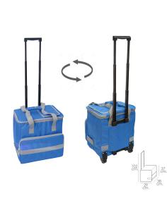 Nevera Bolsa Termica 38 Litros Azul Trolley - Imagen 1