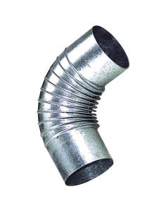 Codo Estufa Galvanizado de 100 mm. 90°. - Imagen 1