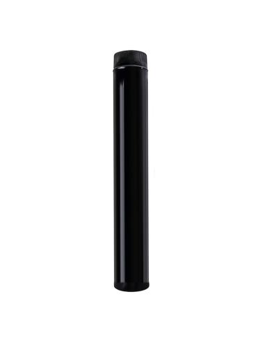 Wolfpack Tubo de Estufa Acero Vitrificado Negro Ø 100 mm. Ideal Estufas de Leña, Chimenea, Alta resistencia, Color Negro - Image