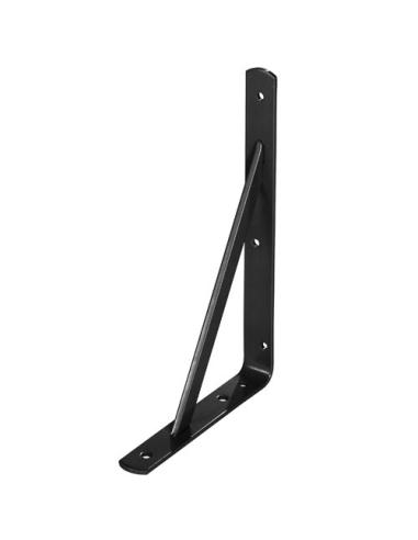 Palomilla Wolfpack Con Refuerzo Negra 500x330 mm. - Imagen 1