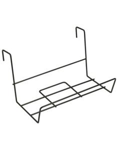 Soporte Para Jardinera Balcon Acero Plastificado Negro 41x18 cm. - Imagen 1