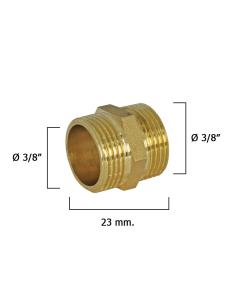 Machones Dobles Pulidos    3/8" - Imagen 1