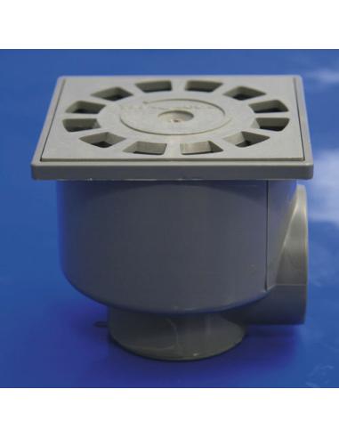 Sumidero Sifónico PVC T-87  10x10  50-40 V-H - Imagen 1
