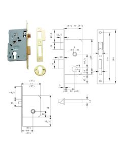 Cerradura Tesa 2015-hl/40 - Imagen 1