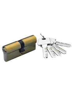 Cilindro Yale Seguridad Hs-7 30x30/r15,0 Latonado - Imagen 1