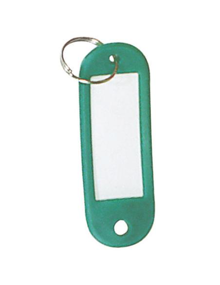 Llavero Portaetiquetas Verde - Imagen 1