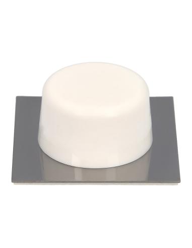 Tope Puerta Wolfpack Adhesivo Blanco - Imagen 1