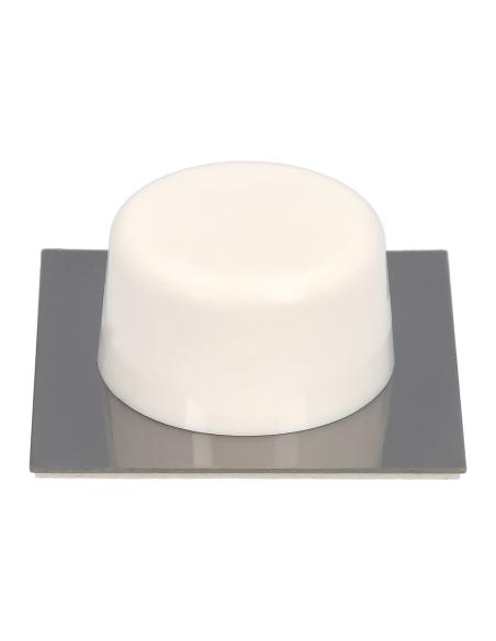 Tope Puerta Wolfpack Adhesivo Blanco - Imagen 1