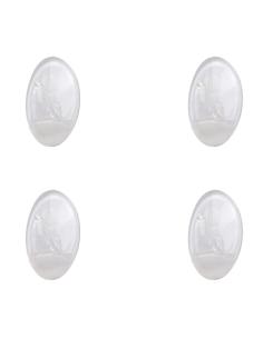 Colgador Oryx  Transparente Pequeño (Blister 4 Unidades) Adhesivo - Imagen 1