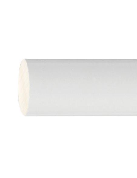 Barra Madera Lisa 1,8 Metros x 20 mm. blanco - Imagen 1