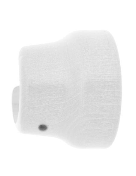 Soporte Madera Liso Lateral 20x 35 mm. Blanco - Imagen 1 Soporte Madera Liso Lateral 20x 35 mm. Blanco - Imagen 1