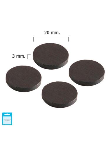 Iman Wolfpack Ferrita Disco Ø 20x3 mm. (Blister 4 Piezas) - Imagen 1