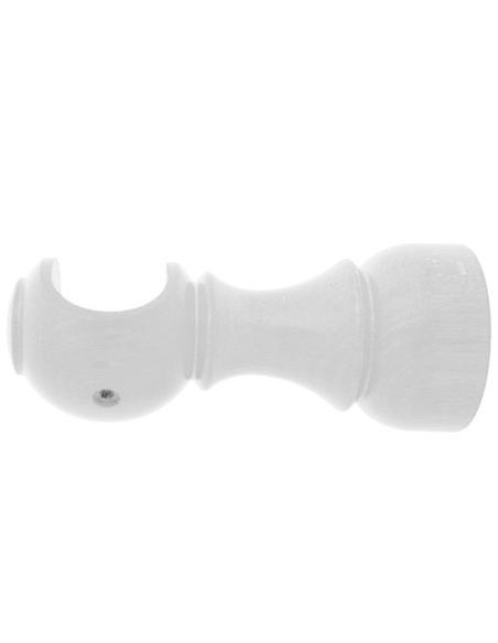 Soporte Madera Liso Abierto 20x 88 mm. Blanco - Imagen 1
