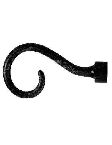 Terminal Forja Ibiza Ø 20 mm. Negro     Juego 2 Piezas - Imagen 1