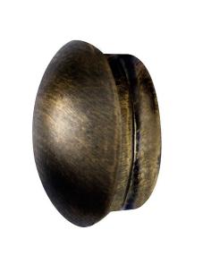 Terminal Forja Tapon Ø 20 mm. Negro / Dorado Juego 2 Piezas - Imagen 1