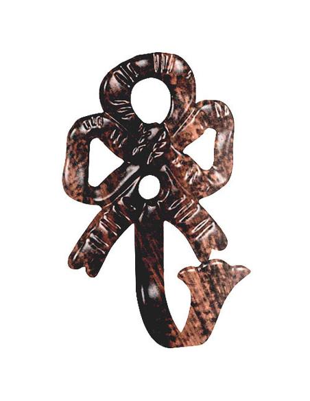 Alzapaños Forja Lazo Negro / Cobre    Juego 2 Pieza - Imagen 1