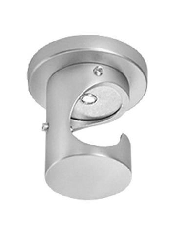 Soporte Zirconio Techo 20 mm. Niquel Mate - Imagen 1