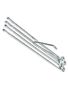 Gancho Cortina Plisar Frente (Bolsa 100 Unidades) - Imagen 1