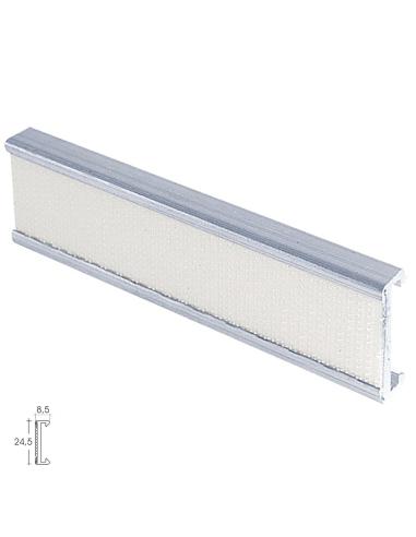 Perfil Estor Velcro P-909  3,0mt Plata - Imagen 1