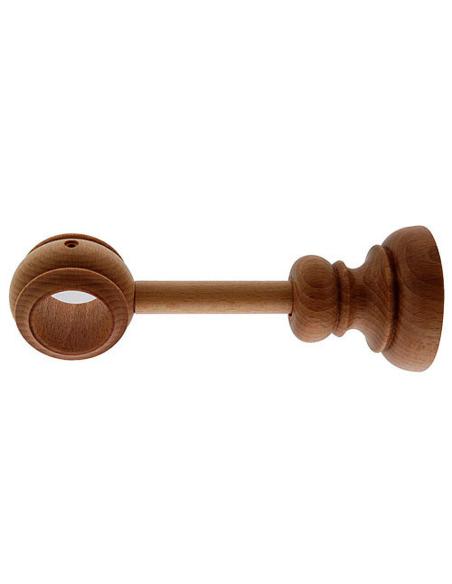 Soporte Madera Extensible 28x205 mm. Nogal - Imagen 1 Soporte Madera Extensible 28x205 mm. Nogal - Imagen 1