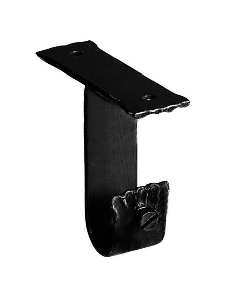 Soporte Techo Forja Ø 28 mm. Negro Juego 2 Piezas - Imagen 1 Soporte Techo Forja Ø 28 mm. Negro Juego 2 Piezas - Imagen 1