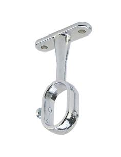 Soporte Central Ovalado Cromado - Imagen 1