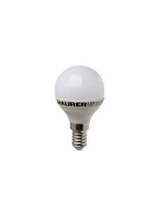Bombilla Led Esferica E14. 4 W. - 25 W. 300 lúmenes. Luz calida. (3000°K). - Imagen 1