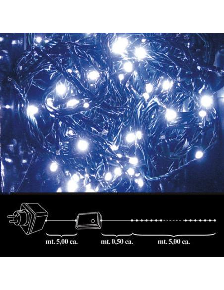 Luces Navidad 100 Leds Blanca Interior / Exterior Ip44 - Imagen 1