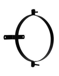 Abrazadera Para Tubo Estufa Vitrificada Con Soporte 100 mm. (2 Piezas) - Imagen 1