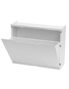 Zapatero Resina 51x17x41cm. Blanco - Imagen 1