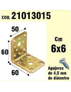 Soporte Para Madera Ángulo   50x 60x 60 mm. - Imagen 1