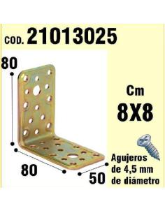 Soporte Para Madera Ángulo   50x80x80 mm. - Imagen 1