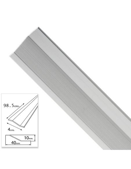 Tapajuntas Adhesivo Para Ceramica Metal Plata   98,5 cm. - Imagen 1