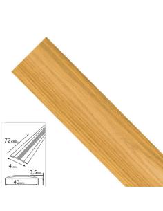 Tapajuntas Adhesivo Para Moquetas Metal Roble   82,0 cm. - Imagen 1