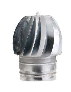 Wolfpack Sombrero Extractor Galvanizado para Estufa, Chimenea, Extracción de Humos, Para tubo Ø 200 mm. - Imagen 1