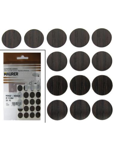 Tapatornillos Adhesivos Wengue (Blister 20 unidades) - Imagen 1
